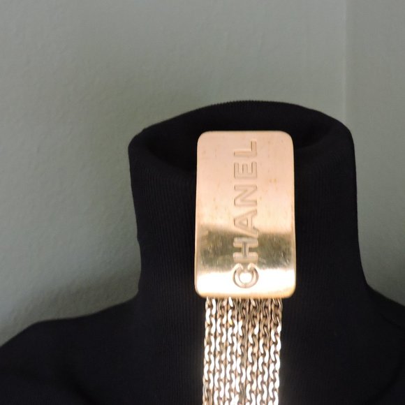 Chanel Authentic Logo  Chain Plate Belt. - Picture 3 of 13